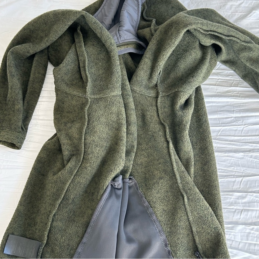 HIGH SIERRA Men Funston II Sweater‎ Fleece Jacket Moss Green Thermal Full Zip XL - Picture 8 of 15